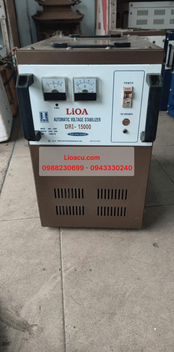 Ổn Áp Lioa 15kVA DRI-15.000 – Giải Pháp Nguồn Điện Ổn Định, Tiết Kiệm Chi Phí