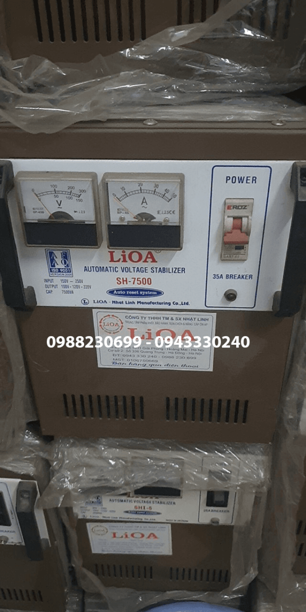 ỔN ÁP LIOA 7.5KVA SH 7500 HÀNG TỒN KHO THẾ HỆ 1
