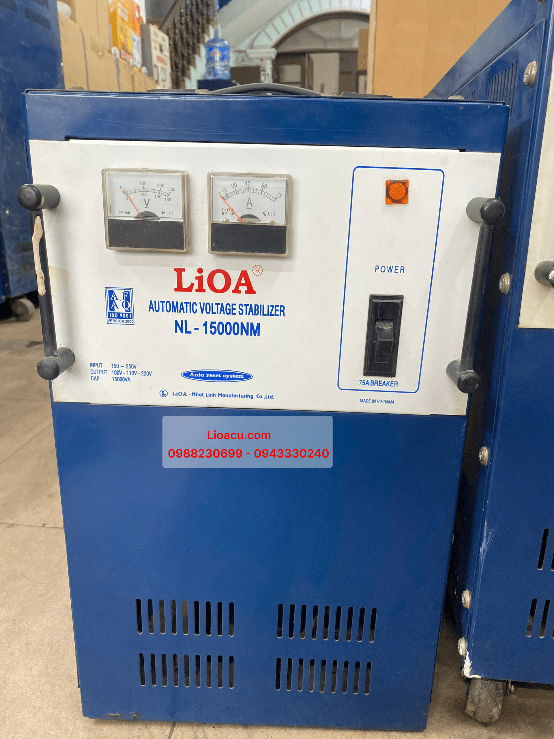 Ổn Áp Lioa NL 15000 NM Hàng Tồn Kho – 100% Dây Đồng, Bảo Vệ Thiết Bị Điện An Toàn, Tiết Kiệm Chi Phí