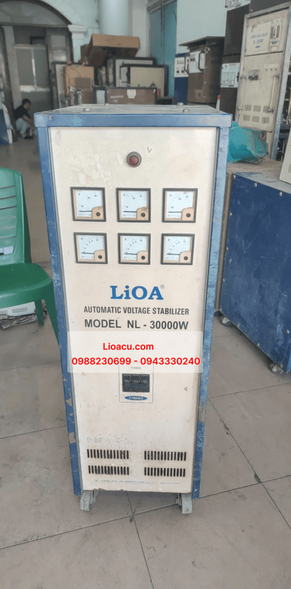 Ổn Áp Lioa 3 Pha NL-30kVA Hàng Tồn Kho – 100% Dây Đồng, Hiệu Suất Vượt Trội