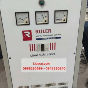 Ổn Áp 1 Pha RULER 30kVA Hàng Tồn Kho – Giải Pháp Ổn Định Điện Áp Hiệu Quả