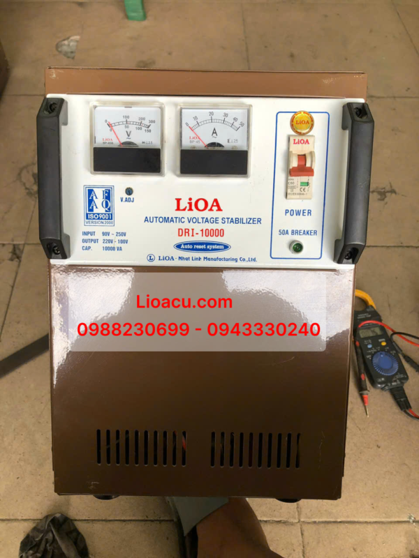 Ổn Áp Lioa 1 Pha DRI-10kVA (Hàng Tồn Kho) – Lựa Chọn Kinh Tế, Hiệu Suất Đảm Bảo