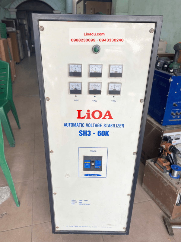Ổn Áp Lioa 3 Pha SH3-60kVA (Hàng Tồn Kho) – Chất Lượng Đảm Bảo, Giá Thanh Lý Tốt