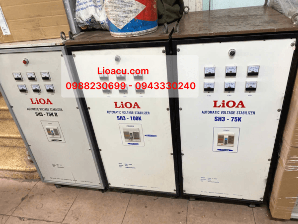 Ổn Áp Lioa 3 Pha SH3-75kVA Hàng Tồn Kho – Công Suất Mạnh Mẽ, Giá Thanh Lý Hấp Dẫn