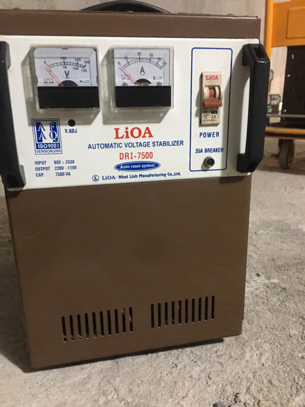 Ổn Áp Lioa 1 Pha DRI 7.5kVA – Hàng Tồn Kho, Giải Pháp Điện Áp Ổn Định và Tiết Kiệm