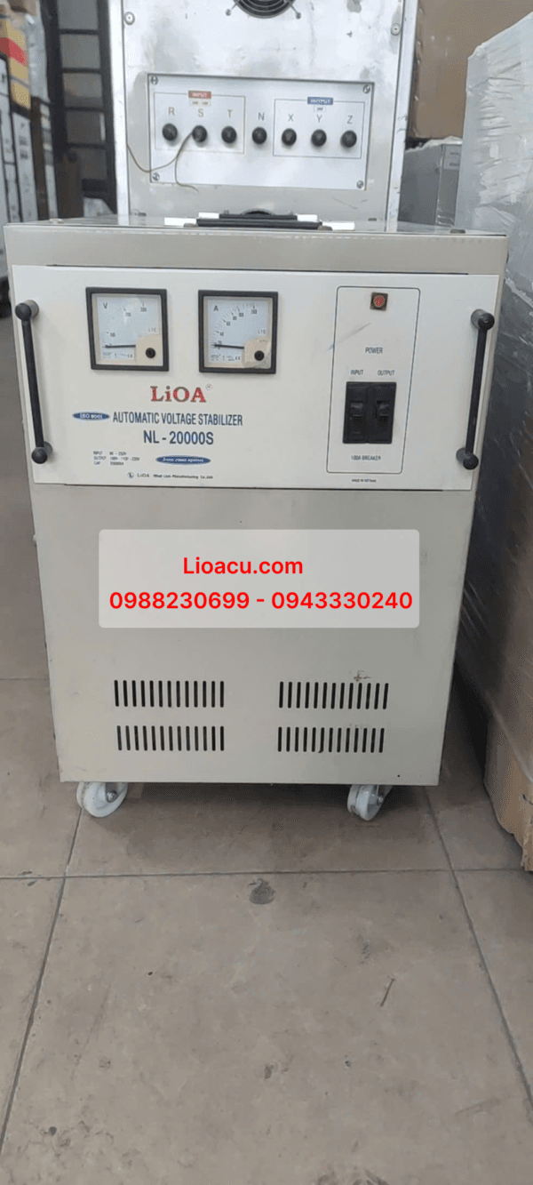 Lioa 1 pha NL - 20000S: Lựa chọn ổn định điện áp đáng tin cậy