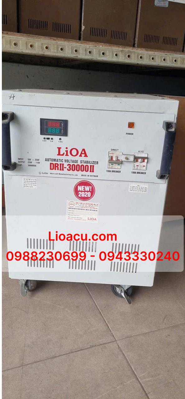 ⚡ Lioa 1 Pha DRII 30kVA – Ổn Định Điện Áp, Bảo Vệ Thiết Bị Điện