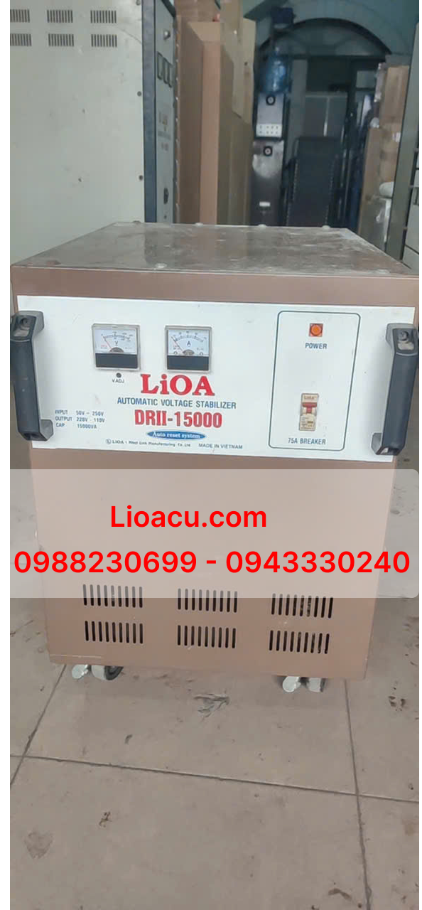 ⚡ Lioa 1 Pha DRII 15kVA – Ổn Áp Công Suất Lớn, Giá Tốt