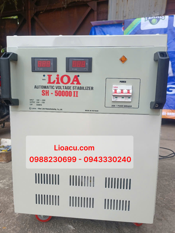 Ổn Áp Lioa 1 Pha SH - 50kVA (Hàng Trưng Bày) - Hiệu Suất Ổn Định, Giá Cực Tốt