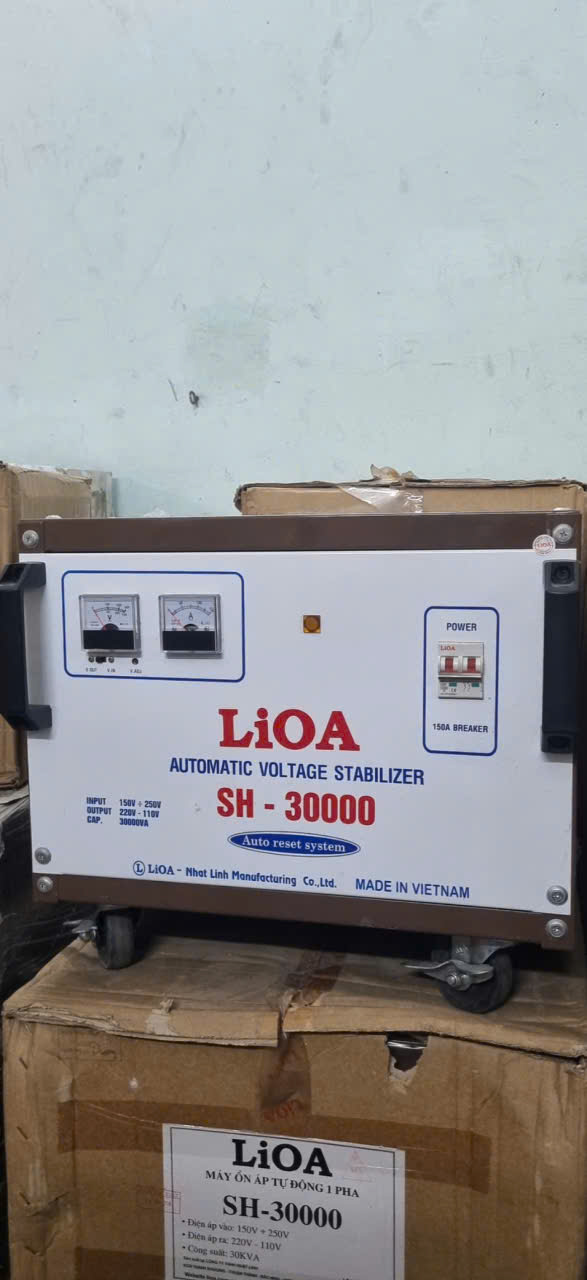 Ổn Áp Lioa 1 Pha 30kVA SH-30000 – Hàng Bày Mẫu Xả Kho, Bảo Hành 36 Tháng