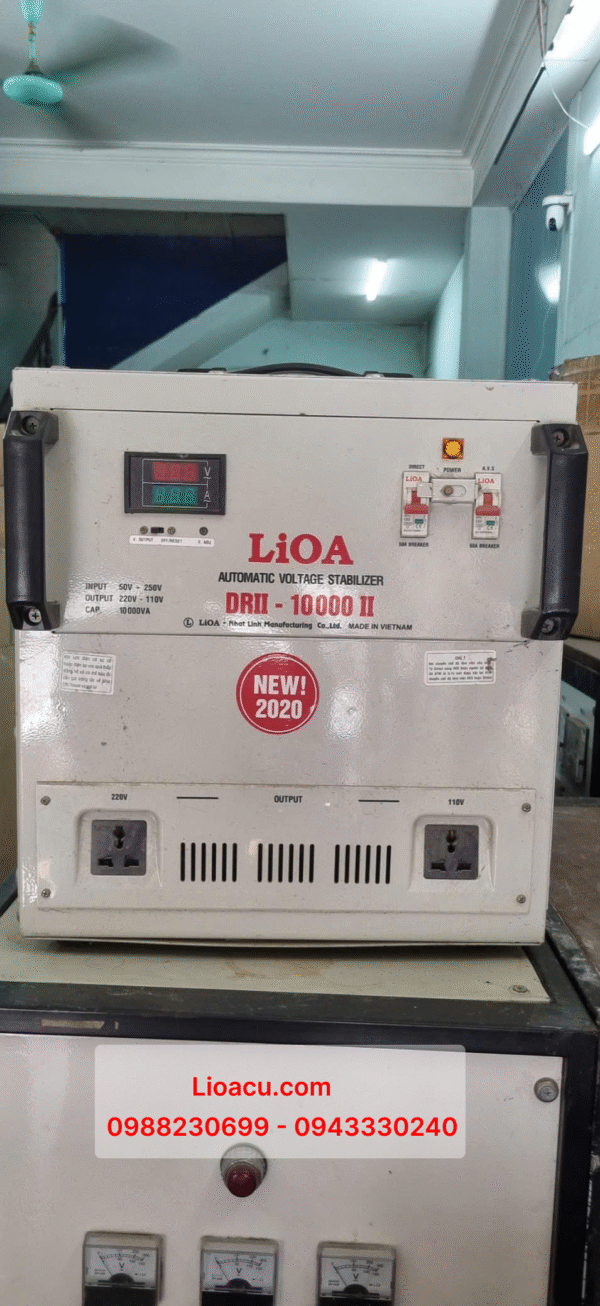 Ổn áp LiOA DRII 10kVA – Giải pháp ổn định điện lý tưởng cho gia đình và doanh nghiệp nhỏ
