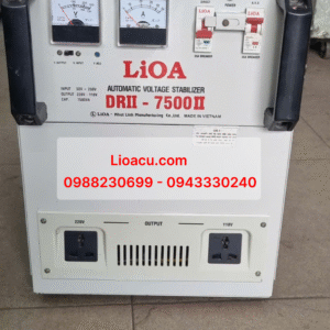 Ổn áp LiOA 1 pha DRII 7.5kVA – Hàng đã qua sử dụng, tiết kiệm chi phí!