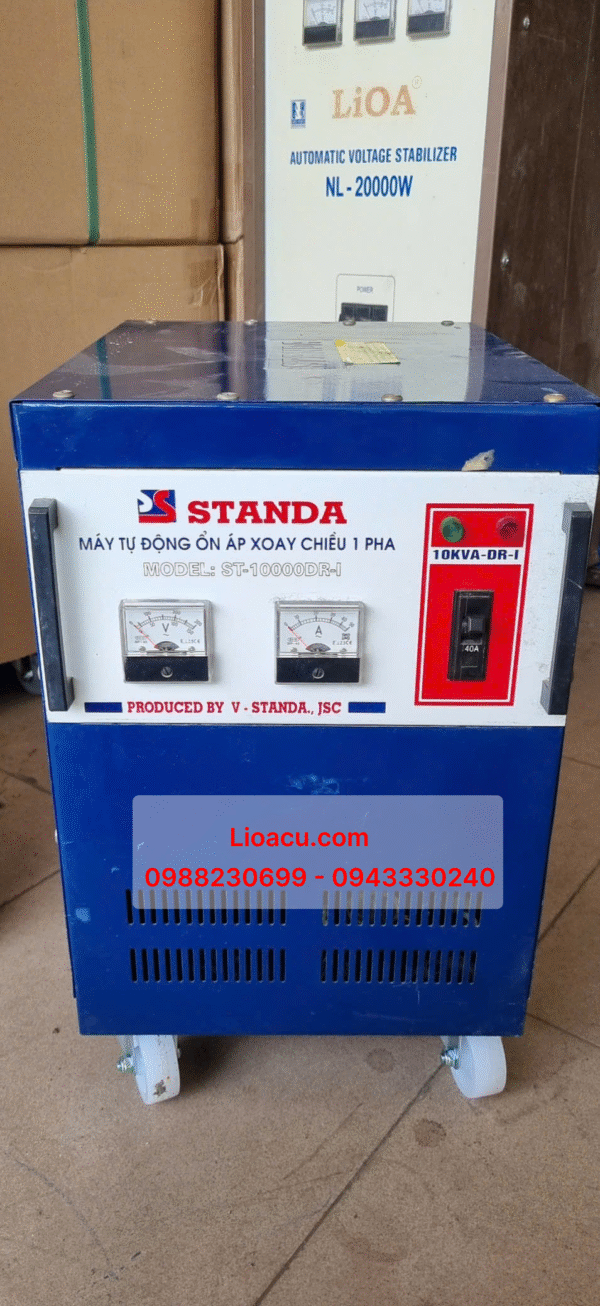 Ổn áp Standa cũ 1 pha DRI 10kVA – Ổn định điện áp mạnh mẽ, giá cực tốt!