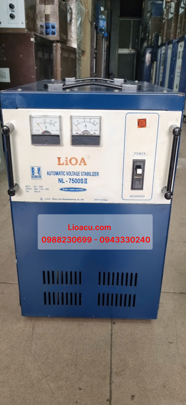 Ổn áp LiOA 1 pha DRII 7.5kVA – Hàng cũ, chất lượng ổn định, giá cực tốt