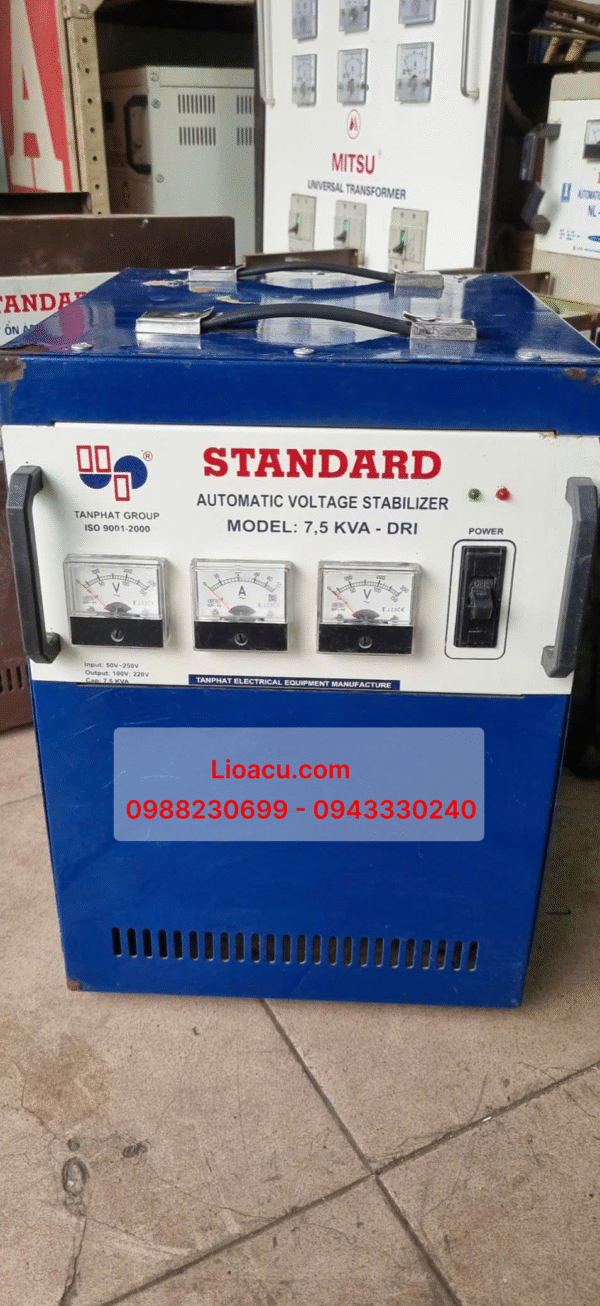 Group 82 Tiết kiệm điện hiệu quả với ổn áp Standa 1 pha DRI 7.5kVA – Lựa chọn thông minh cho gia đình bạn