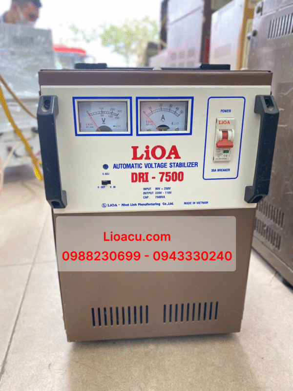 Ổn Áp 1 Pha DRI - 7,5kVA Siêu Lướt – Ổn Định Nguồn Điện, Bảo Vệ Thiết Bị, Giá Siêu Hấp Dẫn!