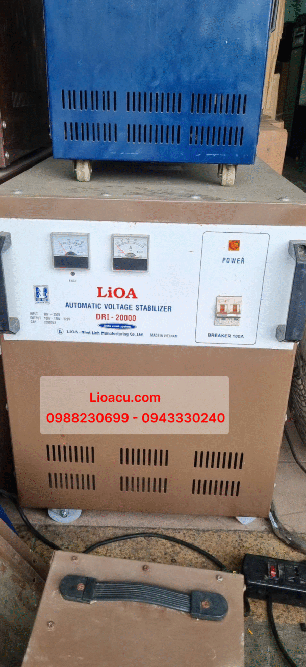 Ổn Áp 1 Pha DRI - 20kVA (Hàng Đã Qua Sử Dụng) – Giải Pháp Ổn Định Điện Áp Công Suất Lớn, Giá Hợp Lý