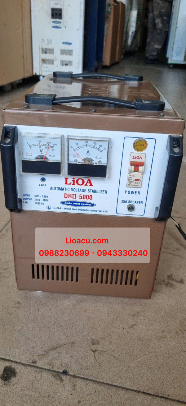 Ổn Áp 1 Pha DRII - 5kVA (Hàng Đã Qua Sử Dụng) – Ổn Định Điện Áp, Bảo Vệ Thiết Bị Giá Rẻ