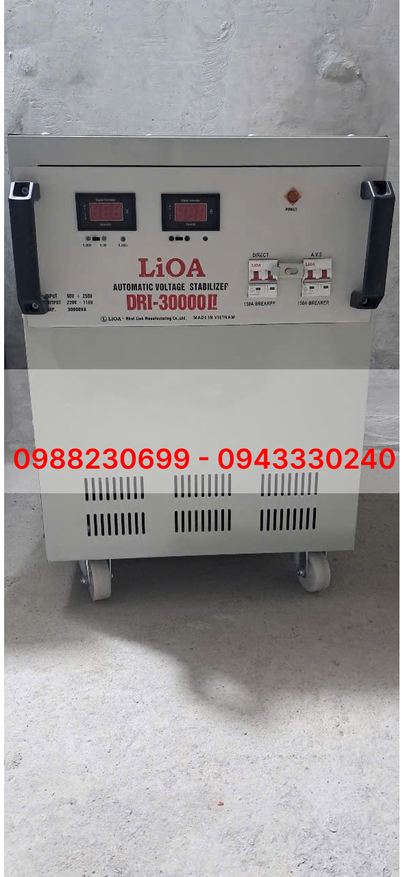Ổn Áp 1 Pha DRI - 30kVA (Hàng Đã Qua Sử Dụng) – Giải Pháp Ổn Định Điện Áp Công Suất Lớn