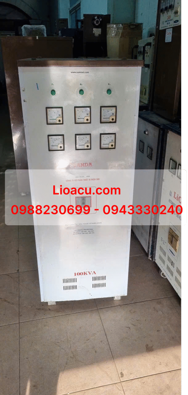 Ổn Áp Standa 3 Pha 100kVA (Hàng Đã Qua Sử Dụng) – Giải Pháp Tiết Kiệm, Hiệu Quả Cho Doanh Nghiệp
