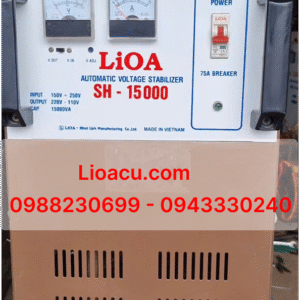 Ổn Áp 1 Pha SH - 15kVA Siêu Lướt – Giải Pháp Ổn Định Điện Áp Cho Gia Đình & Doanh Nghiệp