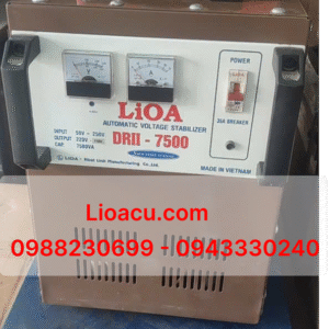 Ổn Áp 1 Pha DRII - 7,5kVA Siêu Lướt – Ổn Định Điện Áp, Bảo Vệ Thiết Bị, Giá Siêu Tốt!