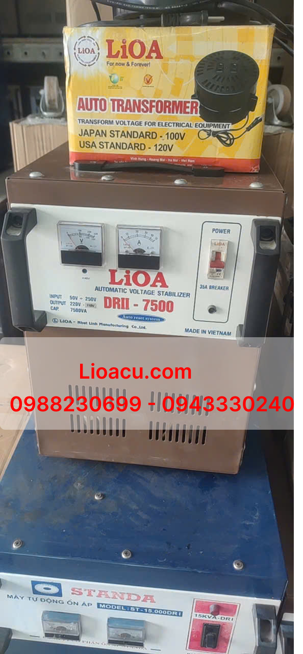 Group 99 Ổn Áp 1 Pha DRII - 7,5kVA Siêu Lướt – Ổn Định Điện Áp, Bảo Vệ Thiết Bị, Giá Siêu Tốt!