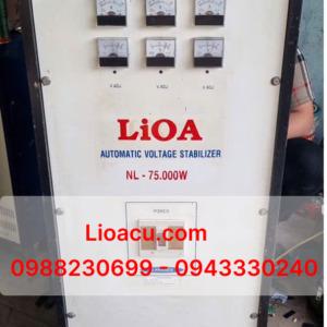 Lioa 3 Pha 75kVA Cũ Giá Tốt – Model NL-75000W – Sẵn Hàng Tại Kho