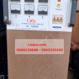 Ổn Áp Lioa 3 Pha 15kVA NL-15000W – Màu Nâu Nguyên Bản, Bền Bỉ Cho Nhà Xưởng