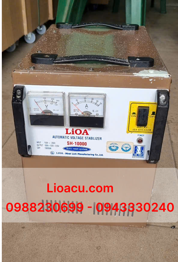 Ổn Áp Lioa 1 Pha 10kVA SH-10000 – Hàng Hiếm 3 Đường Điện Ra, Nguyên Bản 100%