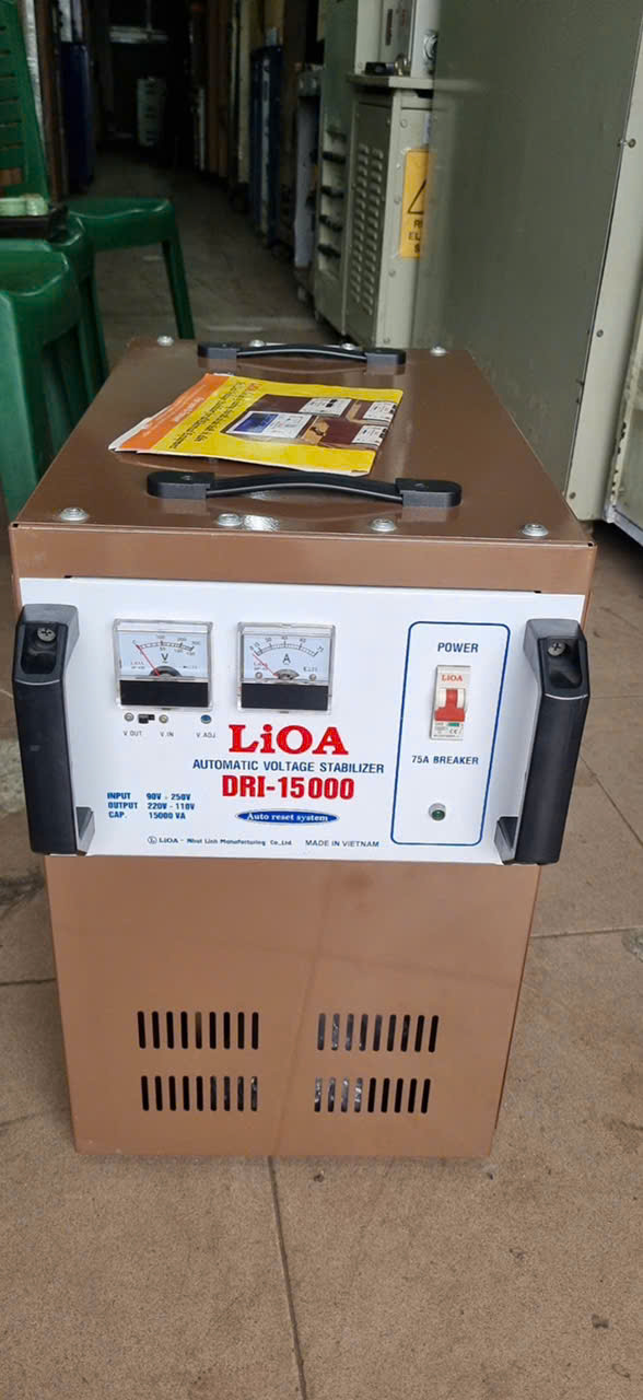 Ổn Áp Lioa 1 Pha 15kVA DRI-15000 – Hàng Tồn Kho Mới 99% Giá Cực Tốt