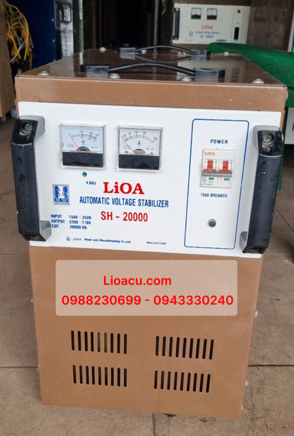 Group 136 Ổn Áp Lioa 1 Pha 20kVA SH-20000 – Hàng Nguyên Bản, Công Suất Lớn Cho Gia Đình