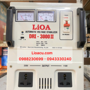Ổn Áp Lioa 1 Pha 3kVA DRI-3000 II – Hàng Bày Mẫu Thanh Lý