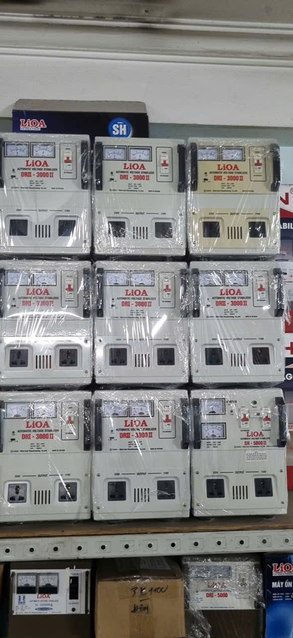 Ổn Áp Lioa 1 Pha 3kVA DRI-3000 II – Hàng Bày Mẫu Thanh Lý