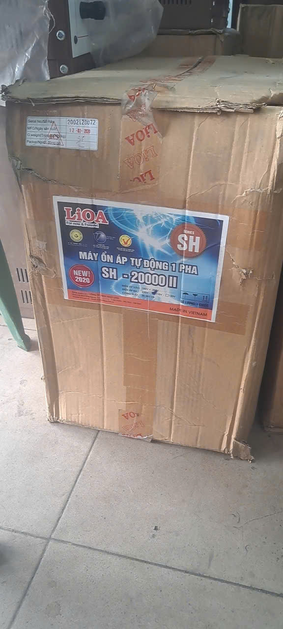 Ổn Áp Lioa 1 Pha 20kVA SH-20000 – Hàng Bày Mẫu Xả Kho, Bảo Hành 36 Tháng
