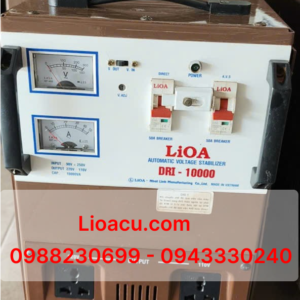 Ổn Áp Lioa 1 Pha 10kVA DRI-10000 – Hàng Cũ Nguyên Bản, Dải Rộng 90V–250V Giá Rẻ