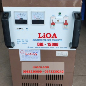 Ổn Áp Lioa 1 Pha 15kVA DRI-15000 – Hàng Siêu Lướt Như Mới, Dải Rộng 90V–250V Giá Tốt