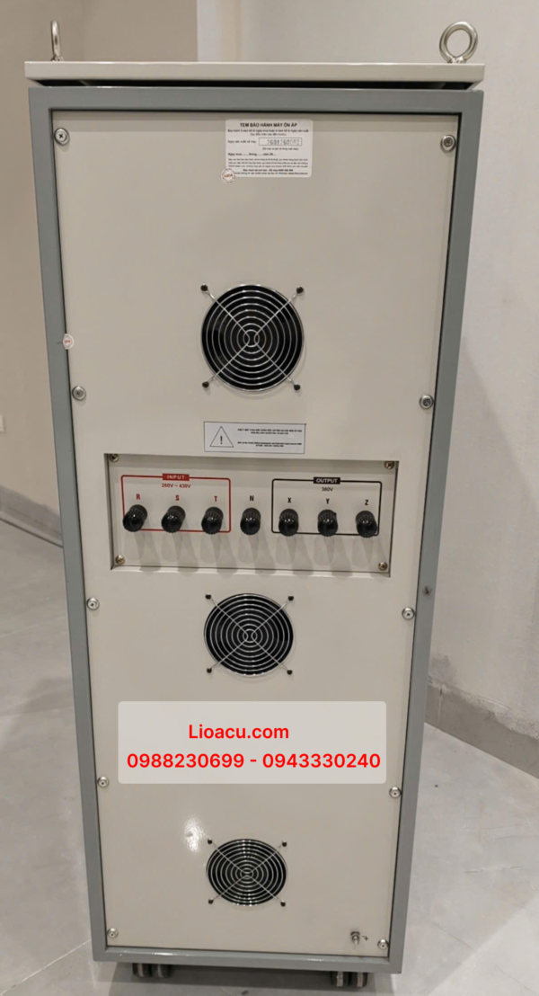 Group 151 Ổn Áp Lioa 3 Pha 60kVA NM-60K/3II – Hàng Tồn Kho Mới 99%, Điện Vào 260V-430V Giá Thanh Lý
