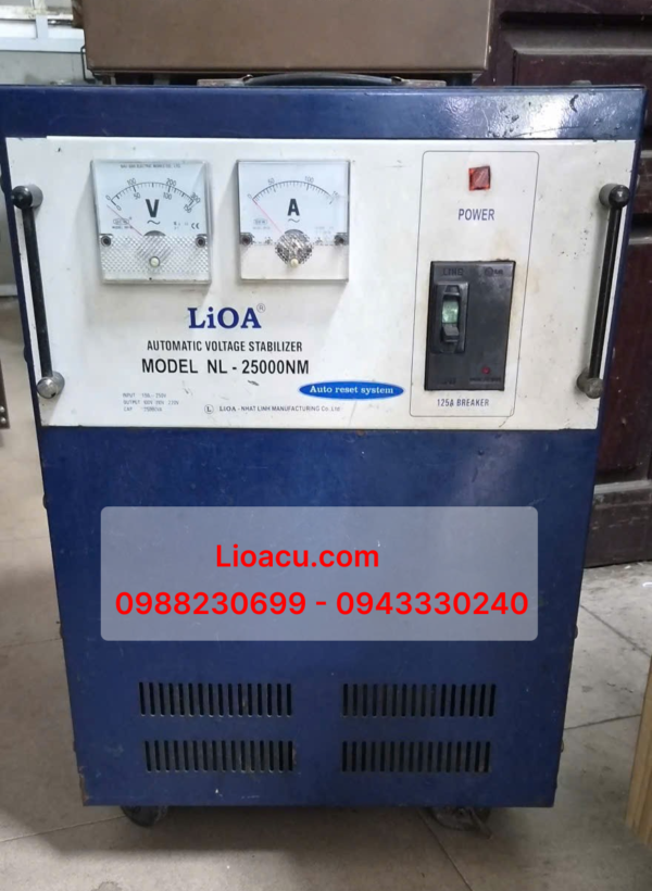 Group 154 Ổn Áp Lioa 1 Pha 25kVA NL-25000NM – Hàng Cũ Vỏ Xanh Nguyên Bản, Dây Đồng Chịu Tải Khỏe Giá Thanh Lý